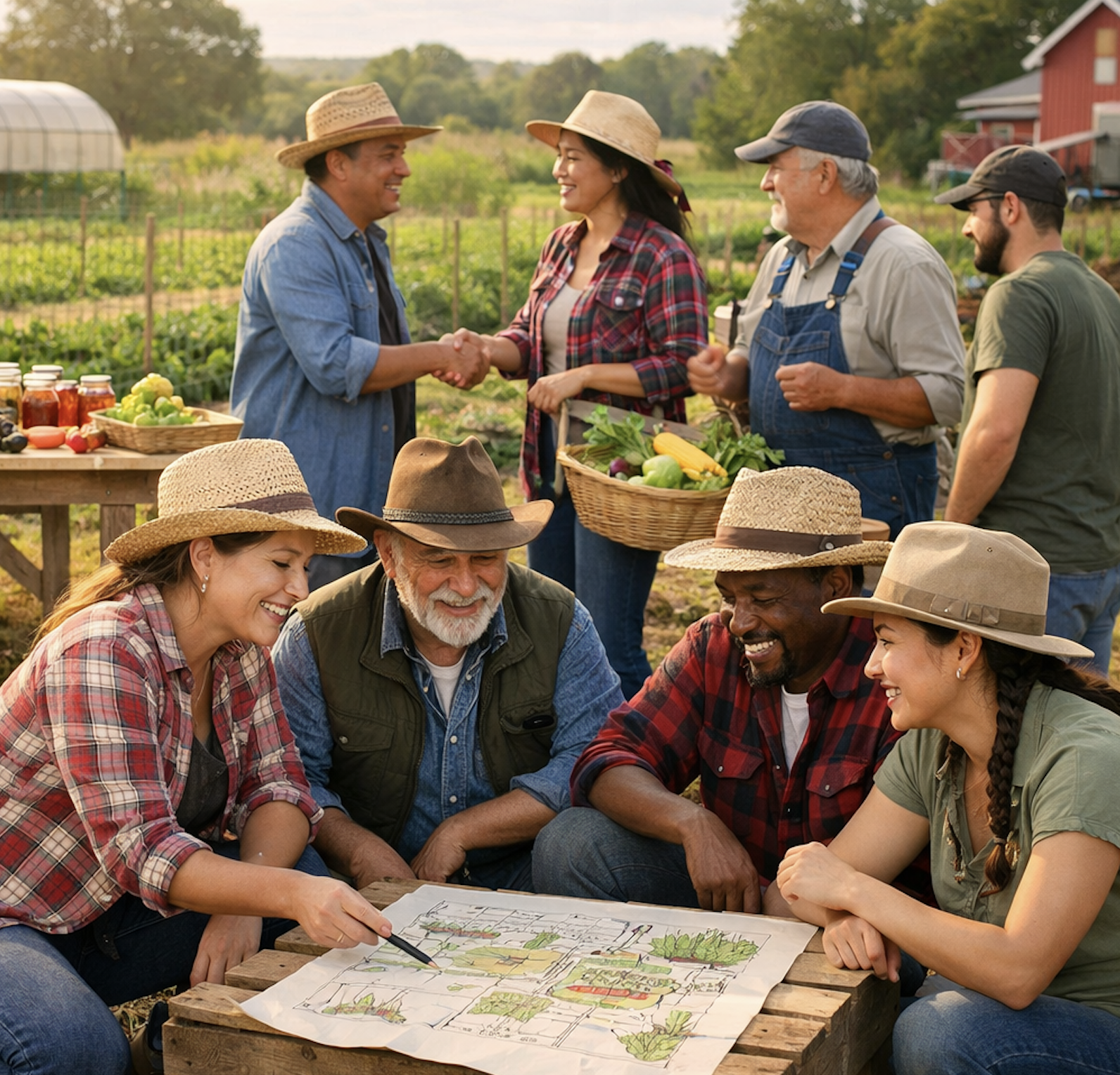 Global agricultural supply chain connectivity